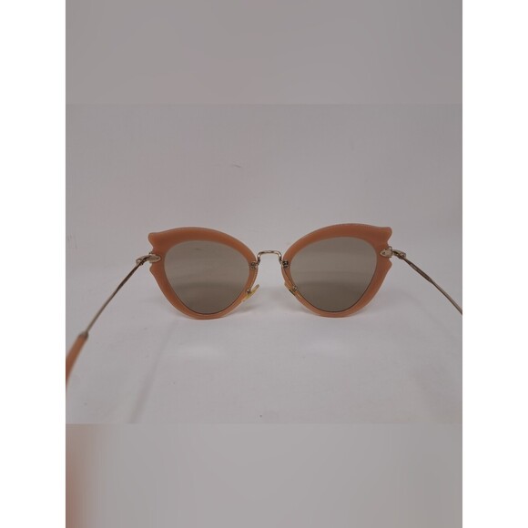 NWOT Miu Miu Women\'s Sunglasses Cat-Eye Pink Gold SMU 05S 52-23-140 Italy main image 6